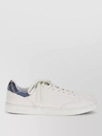 Burberry leather lace-up sneakers