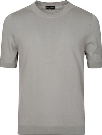 Ballantyne Short Sleeve Crew Knit Top