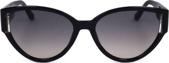 Guess Smoke Gradient Cat Eye Ladies Sunglasses GF6198 01B 56
