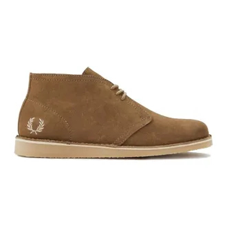Fred Perry Heren, Schoenen, Bruin, Maat: 44 EU Leer