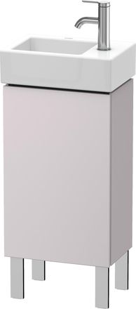 Duravit Duravit L-cube Mueble De Mesada 36,4 X 24,1 Cm, 1 Puerta, 1 Balda De Cristal, Para Vero Air 072438 Lc6793l, Color: Blanco Lila Seda Laca Mate - Lc6793