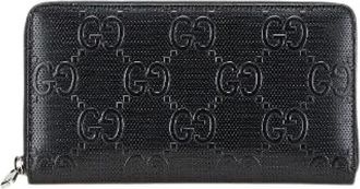 Gucci Pre-owned Wallets, female, Black, Size: ONE SIZE Pre-owned Leather Wallet