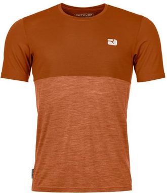 Ortovox 150 Cool Logo T-Shirt Merinoshirt für Herren | braun