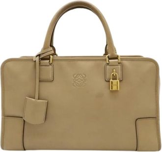 Loewe Pre-owned Handbags, female, Beige, Size: ONE SIZE Pre-owned Handbag