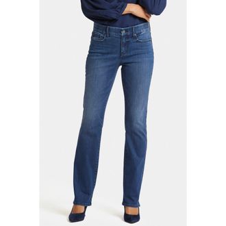 NYDJ Waist Match Marilyn Straight Leg Jeans in Moonlight at Nordstrom, Size Medium