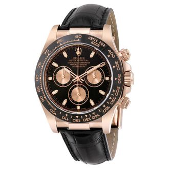 Rolex Pre-owned Rolex Cosmograph Daytona Chronograph Black Dial Mens Watch 116515LN