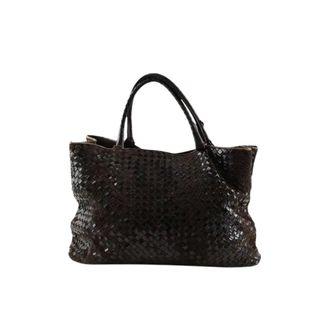 Bottega Veneta Pre-owned Tote Bags, female, Brown, Size: ONE SIZE Pre-owned Cabas