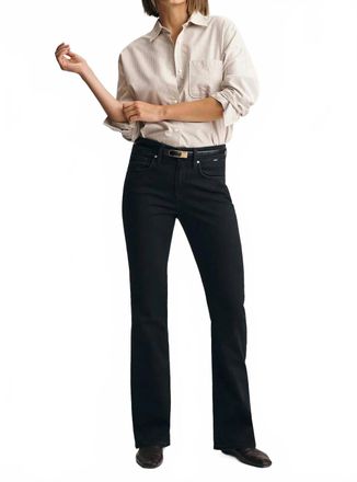 Mavi Vicky Mid-Rise Denim Jeans In Black