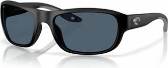 Costa Mens Clipperton Sunglasses In Matte Black Gray