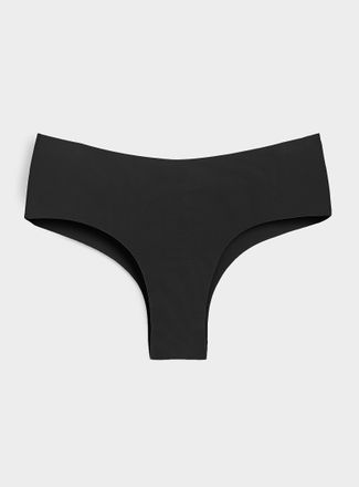 Miiyu Womens Dense laser-cut Brazilian panty Recycled nylon