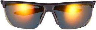 Nike 71mm Nike Tempest Performance Sunglasses in Matte Gridiron/orange Mirro at Nordstrom Rack