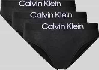 Calvin Klein Underwear Slip aus Baumwoll-Mix im 3er-Pack in Black, Gr&ouml;&szlig;e XL
