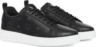 MCM Neo Terrain Lo Sneakers in Visetos in Black at Nordstrom, Size 46