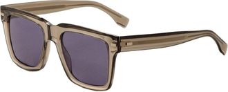 HUGO BOSS Mens Brown 53mm Sunglasses