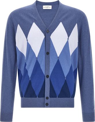 Ballantyne Cotton Mens Cardigan