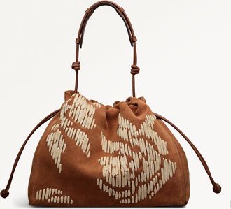 Radley London Cognac Large Drawstring Shoulder Bag The Roxburgh SS26 Radley London