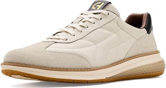 Cole Haan Grandpro Touchline Energyweave Mens Shoes Ivory Leather/Silver Birch Suede : 10.5 D - Medium