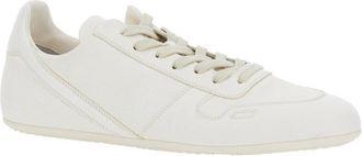 Rick Owens Mens Low Top Sneaker Ru01f2889 White Leather Lamb Trainers