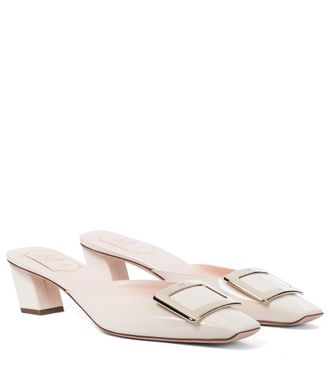 【関税&送料込】Roger Vivier Ballerinas Belle Vivier Slingback Ballerinas in leather Off White Woman