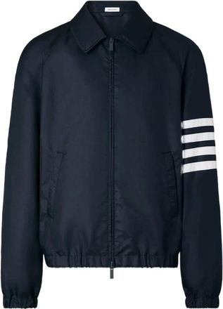 Thom Browne Jassen, Heren, Blauw, M, Outerwear Thom Browne