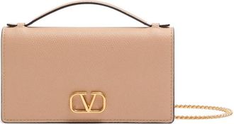 Valentino Garavani Light Pink VLogo Signature Crossbody Bag