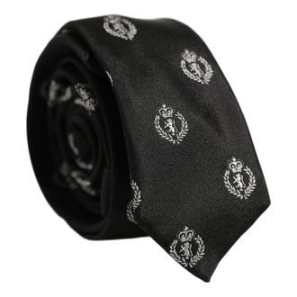 Dolce & Gabbana Necktie - Heren - Accessoires - Zwart - Maat: ONE Size Zijde
