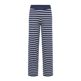 Saint Tropez Mila SZ Gestreepte Broek - Dames - Wijde Broeken - Veelkleurig - XL - Broeken