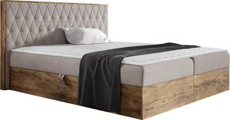Mirjan24 Cama Continental Navis Ii, Faro 20, Continental, Doble, 140x200, Tapiz, Somieres, 148x208x103cm