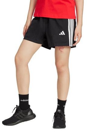 adidas 3-Stripes Shorts in Black/White at Nordstrom Rack, Size X-Small