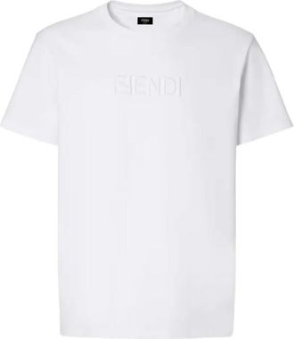 Fendi White TS SLIM FF STICHING 3D EMB M. J