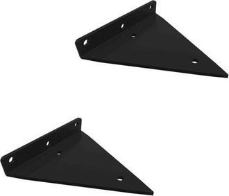 OEM Soporte De Estante Flotante De 2 Piezas, Soporte De Pared Triangular Invisible, Marco De Soporte De Montaje En Pared, Ba&ntilde;o Y Estudio, Negro