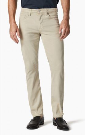 34 Heritage Courage Straight Leg Pants In Aluminum Twill