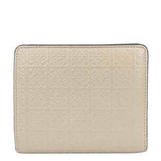 Loewe Grayish Leather Wallet (Bi-Fold) (Pre-Owned)