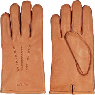 Howard London Leren handschoenen William - Heren - Handschoenen - Beige - 10 IN - Wol - Accessoires