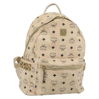 MCM unisex, Pre-owned, Beige, Maat: ONE Size Leer