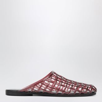 Senso Jacey mesh rubber clogs in aubergine