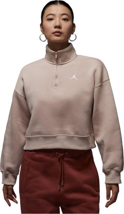 Nike Jordan (WMNS) Air Jordan Brooklyn Fleece Tops Fossil Lime White IH2392-292