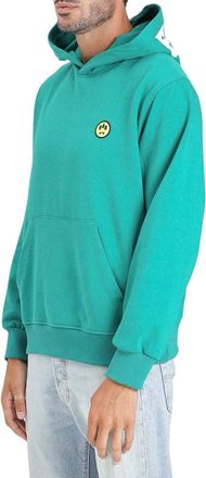 Barrow Green Cotton Kangaroo Hoodie