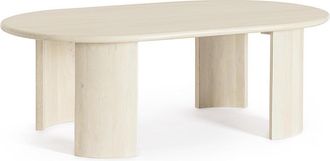 BIZZOTTO Orlando oval natural table 130x80