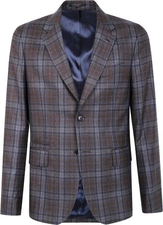 Paul Smith Blazer a quadri - Marrone