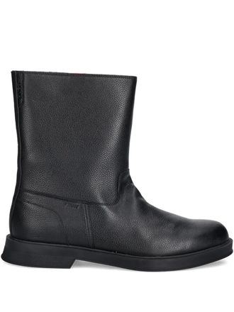 HUGO BOSS leather ankle boots - Black