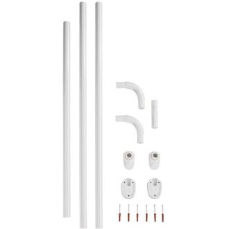 WENKO Barra ad angolo Universal bianco extra forte Wenko