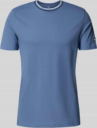 Christian Berg T-Shirt mit Rundhalsausschnitt in Jeansblau, Größe 3XL