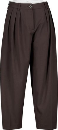 Nine In The Morning Wijde broek - Dames - Broeken - Bruin - W29 - Broeken