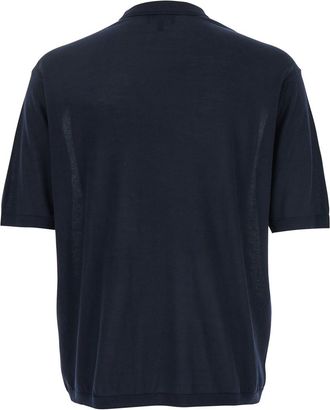 Emporio Armani Crewneck T-shirt With Logo Embroidery Detail