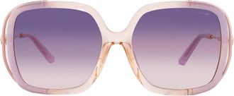 Coach Purple Yellow Gradient Square Ladies Sunglasses HC8423U 5889U6 56