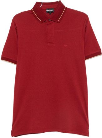 Emporio Armani Polo in cotone con logo Emporio Armani