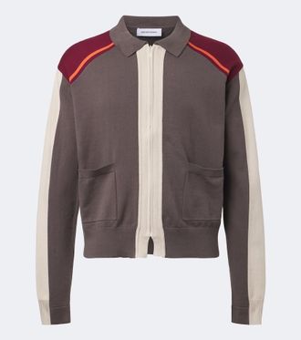 Kiko Kostadinov Munno cotton zip-up cardigan
