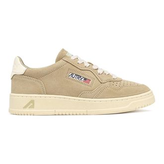 Autry Medalist Low - Heren - Sneakers - Beige - 41 EU - Katoen - Schoenen
