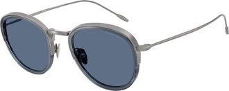 Giorgio Armani AR6068 300380 Mens Sunglasses Blue Size 50